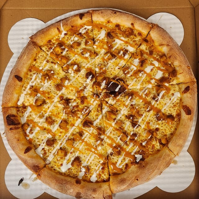 Buffalo Chicken Pizza.