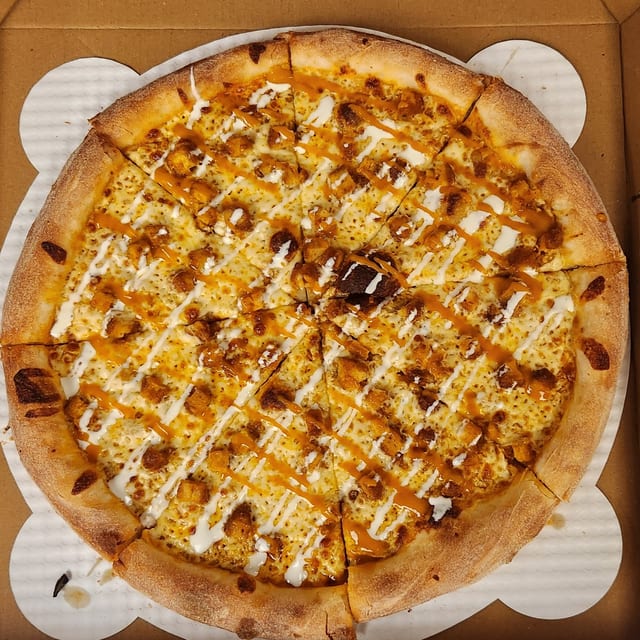 Buffalo Chicken Pizza.