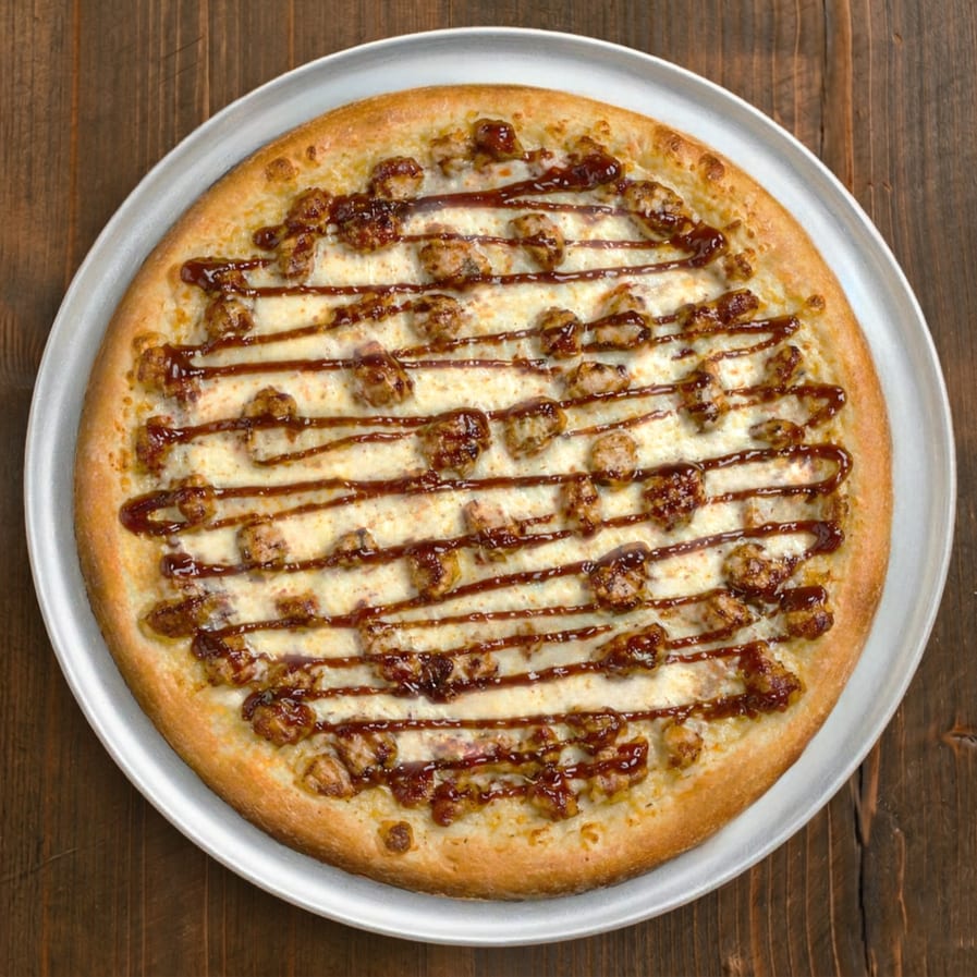 Bar-B-Que Chicken Pizza.