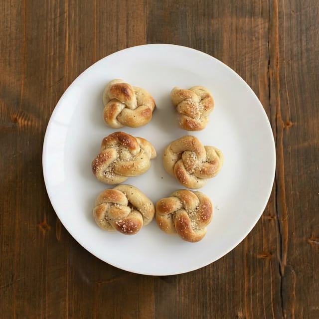 Garlic Knots Half Dozen.