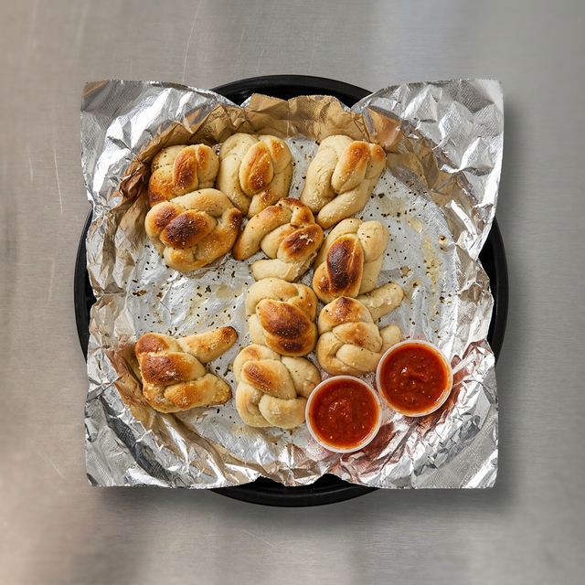 Full Dz. Garlic knots.