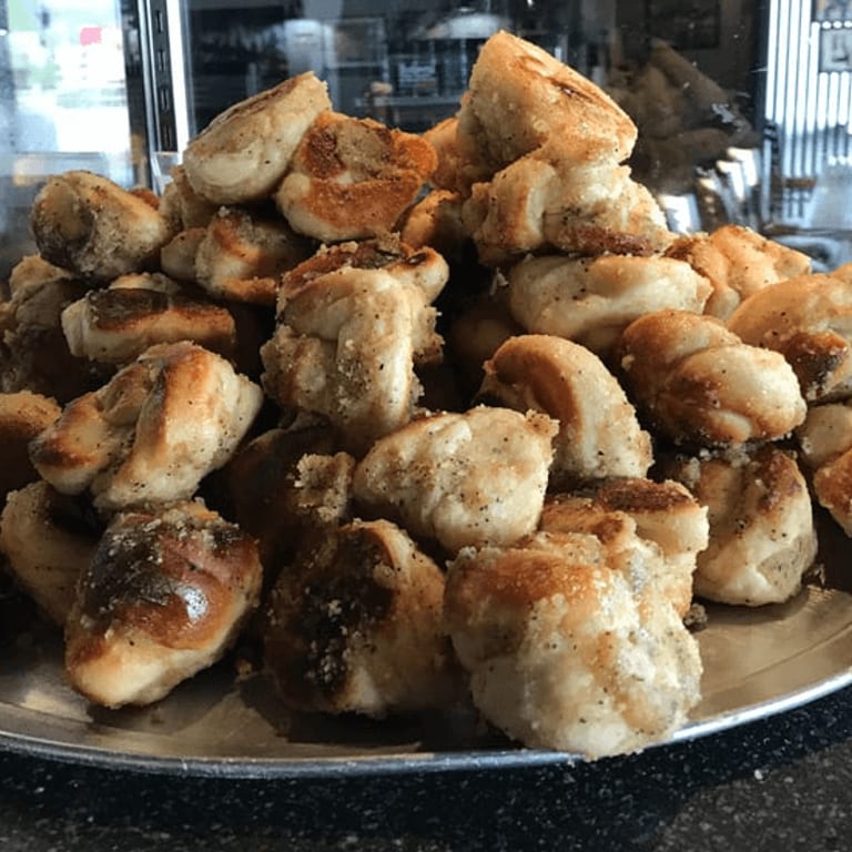 Savor our garlic knots